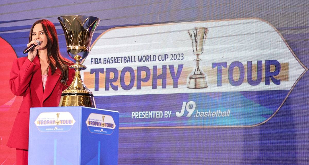 FIBA World Cup Trophy Arrives In Manila The Manila Times