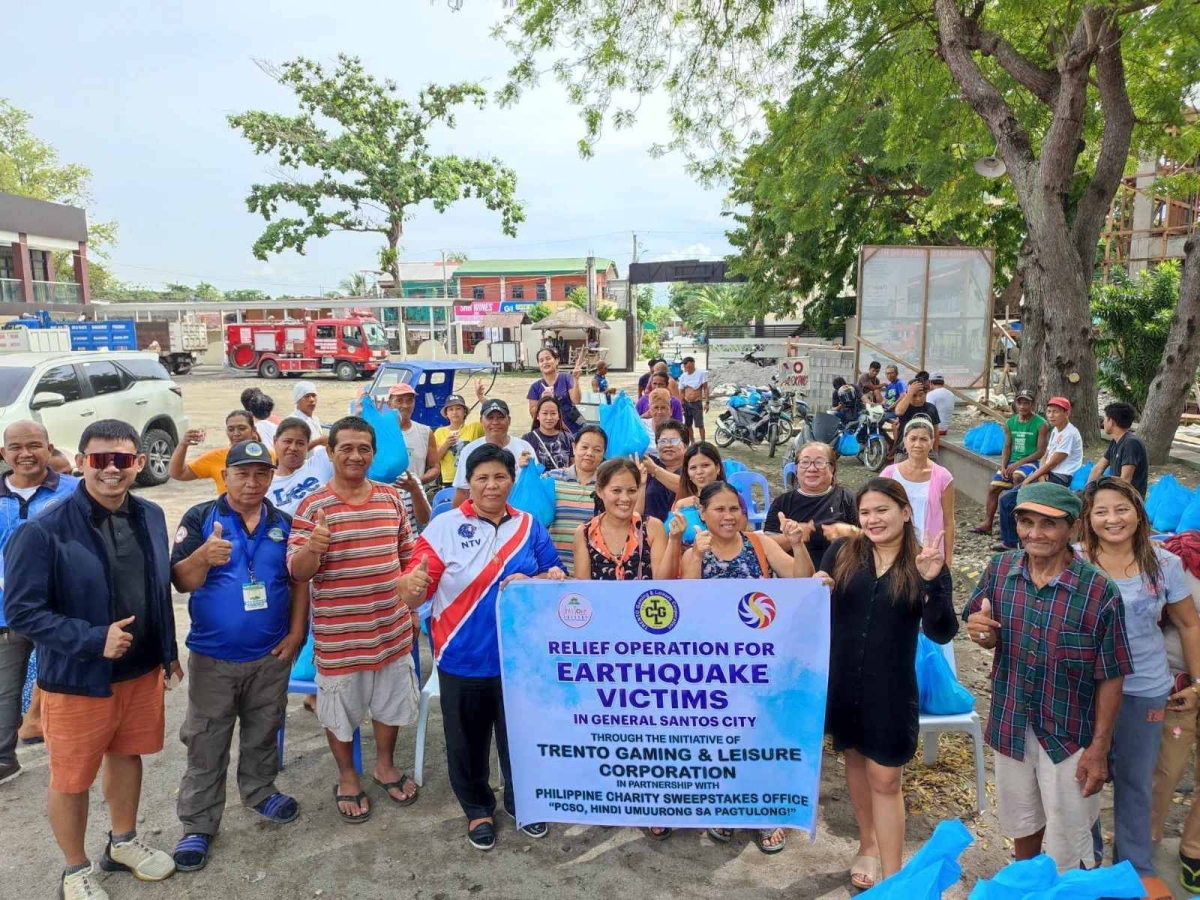 PCSO First To Provide Aid In Quake Hit South Cotabato Other Areas