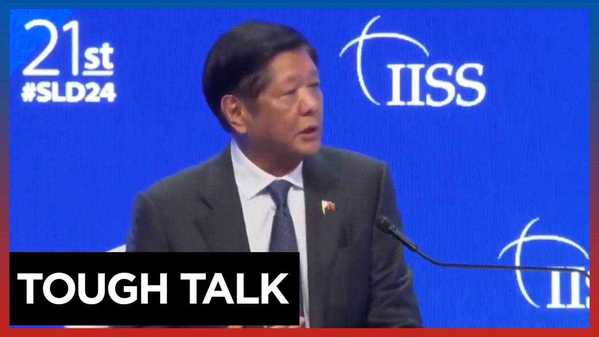 WATCH Marcos Keynotes IISS Shangri La Dialogue In Singapore