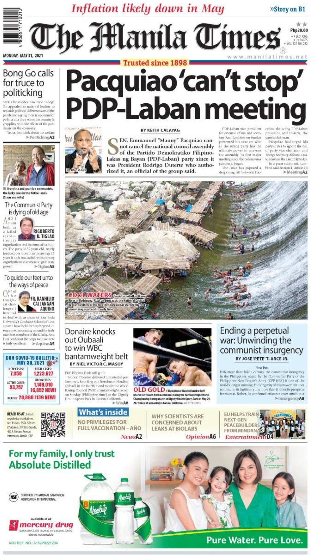 Today's Front Page | May 31, 2021 | The Manila Times