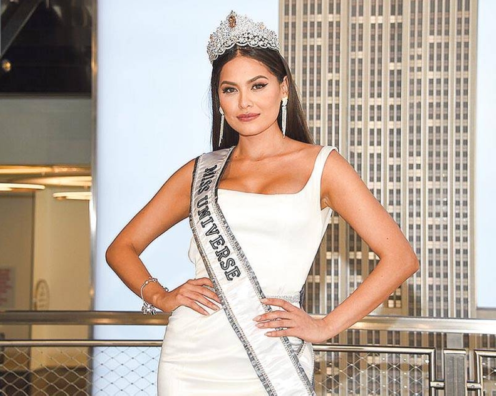 La mexicana Miss Universo Andrea Meza espera que la mayor cantidad posible de personas alrededor del mundo sean vacunadas para el momento de la competencia.  AP FOTO