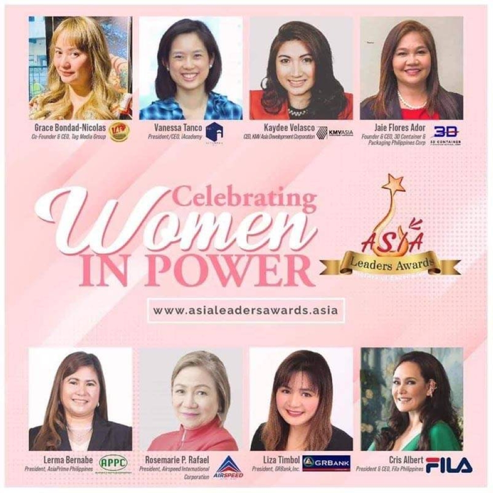 Asia Leaders Awards 2021 Will Celebrate 'Women In Power' | The Manila Times