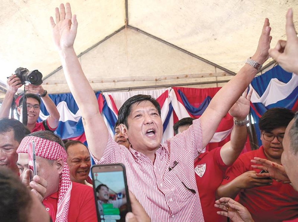 Bongbong endorsed as presidential bet | The Manila Times