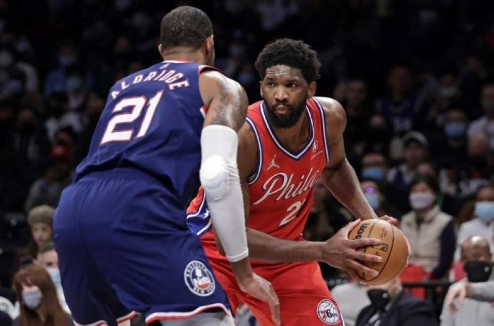 Embiid leads 76ers past Nets in Durant's return | The Manila Times