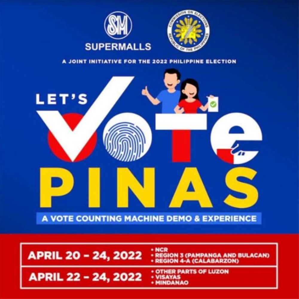 Comelec Sm Supermalls Launch Let S Vote Pinas The Manila Times