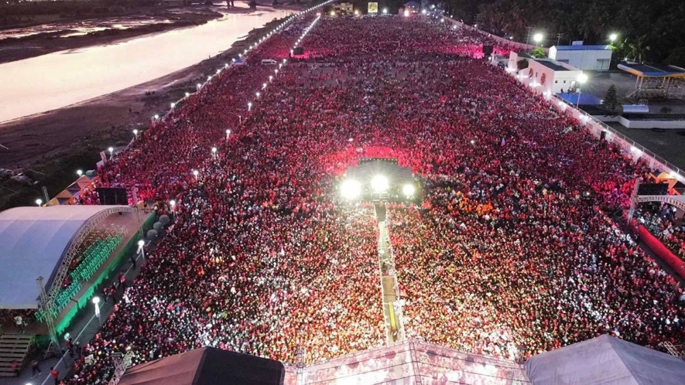 UniTeam’s miting de avance in Iloilo on Tuesday, May 3, 2022.  Contributed photo
