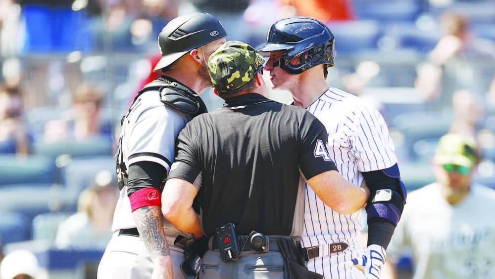 MLB roundup: Tempers flare as Rays beat Yankees, 7-4