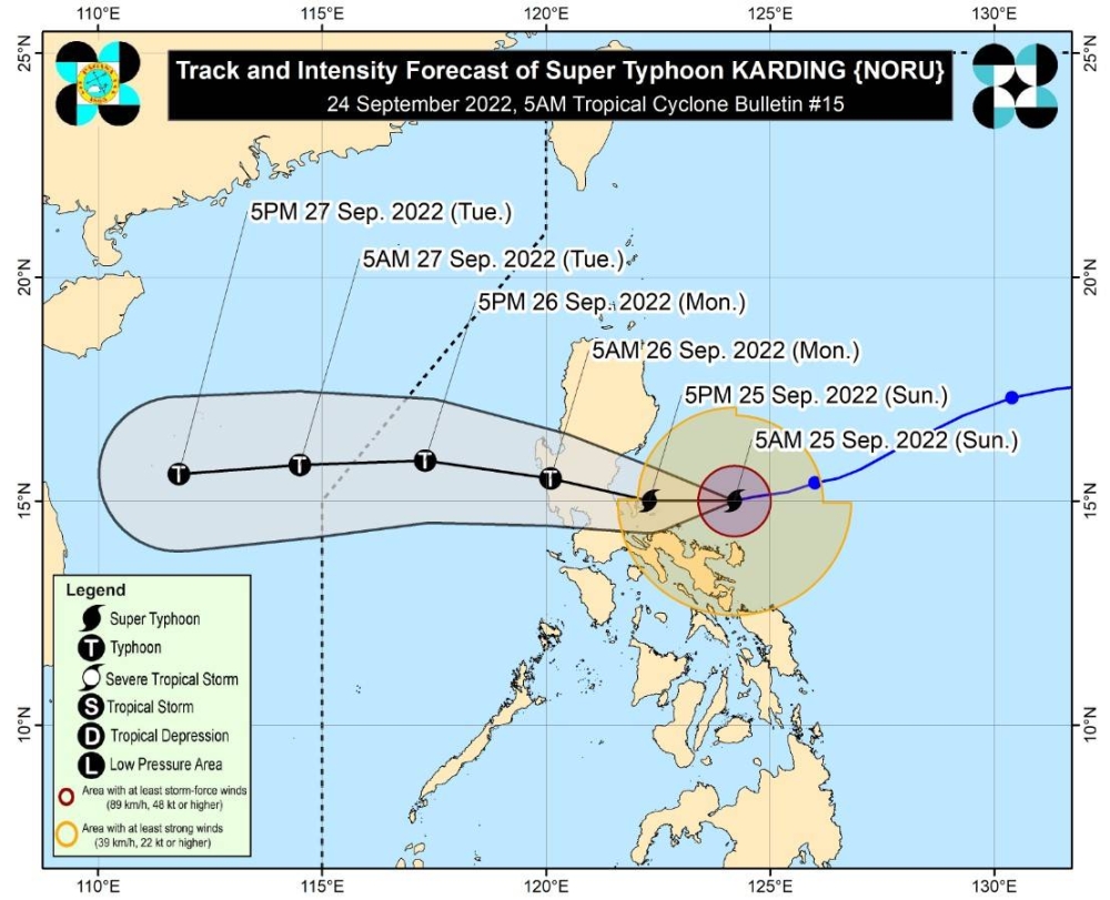 Karding Now A Super Typhoon The Manila Times   111223 