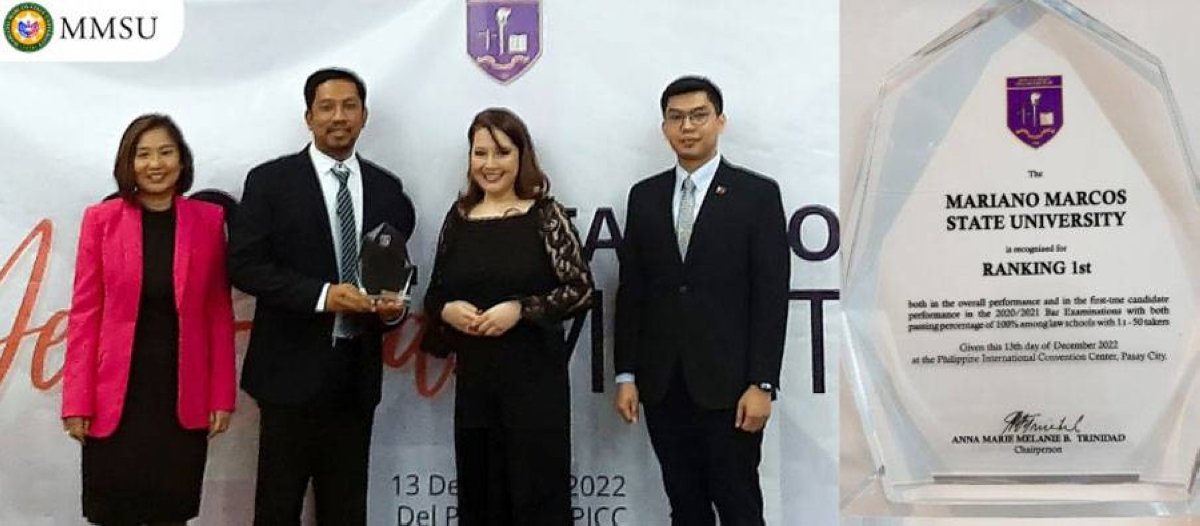 LEB awards MMSU as top performing law school The Manila Times