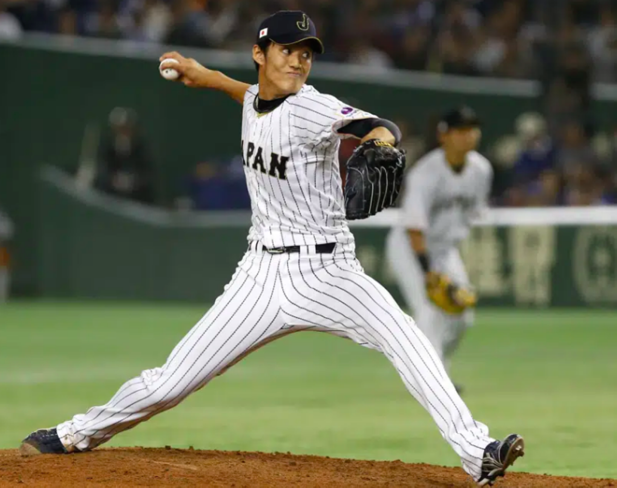 Shintaro Fujinami of the Oakland Athletics pitches in a baseball game  against the Los Angeles Angels at Oakland Coliseum in Oakland, California,  on April 1, 2023. (Kyodo)==Kyodo Photo via Credit: Newscom/Alamy Live