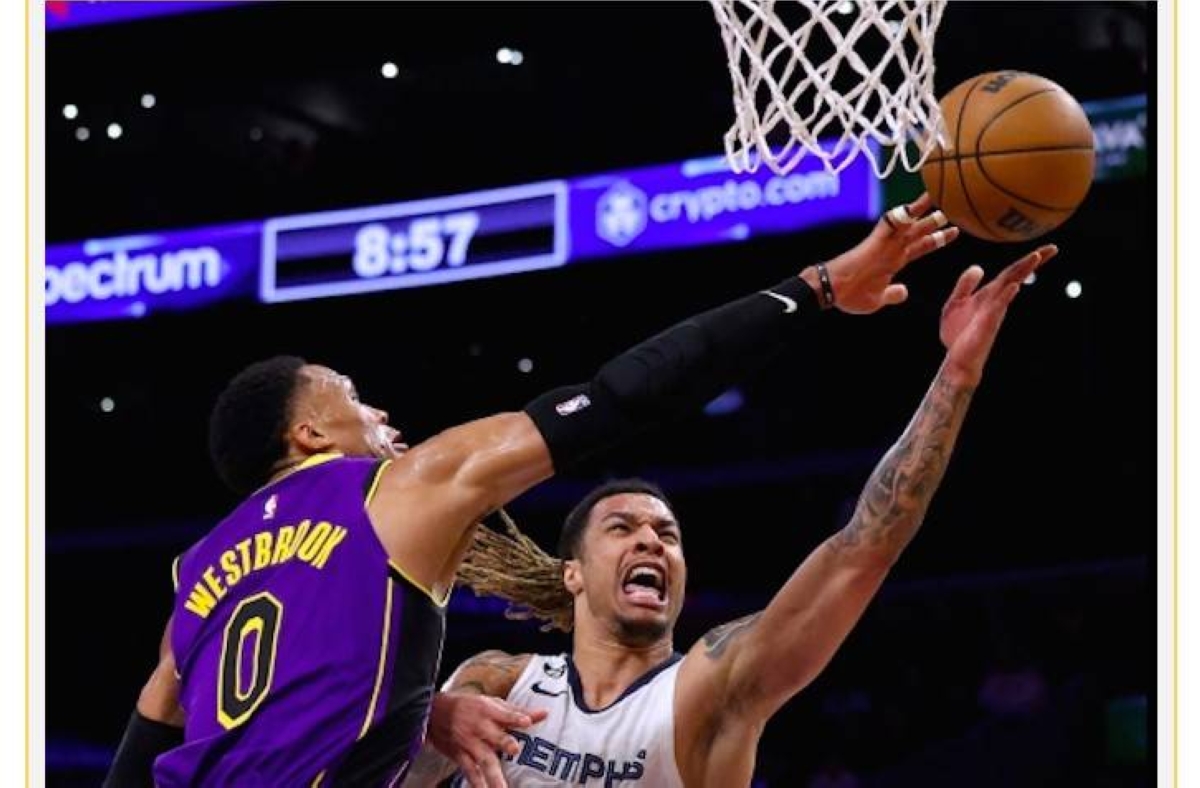 Saint at the Memphis Grizzlies vs LA Lakers game - April 24 - He wore: 1) @ lakers Tristan Thompson #9 Jersey 2022-23 ($79.99) 2)…