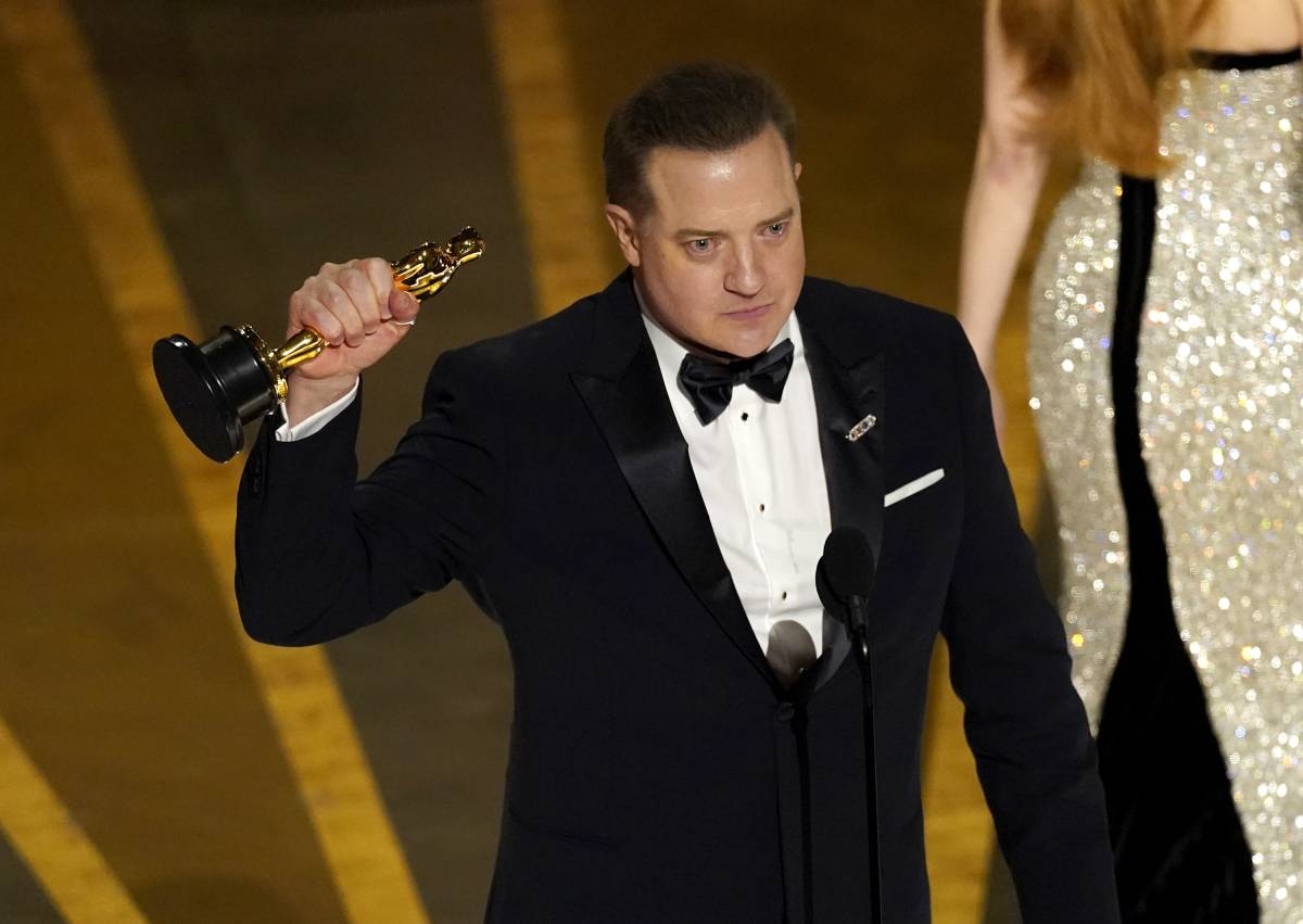 Brendan Fraser wins bestactor Oscar in career comeback The Manila Times