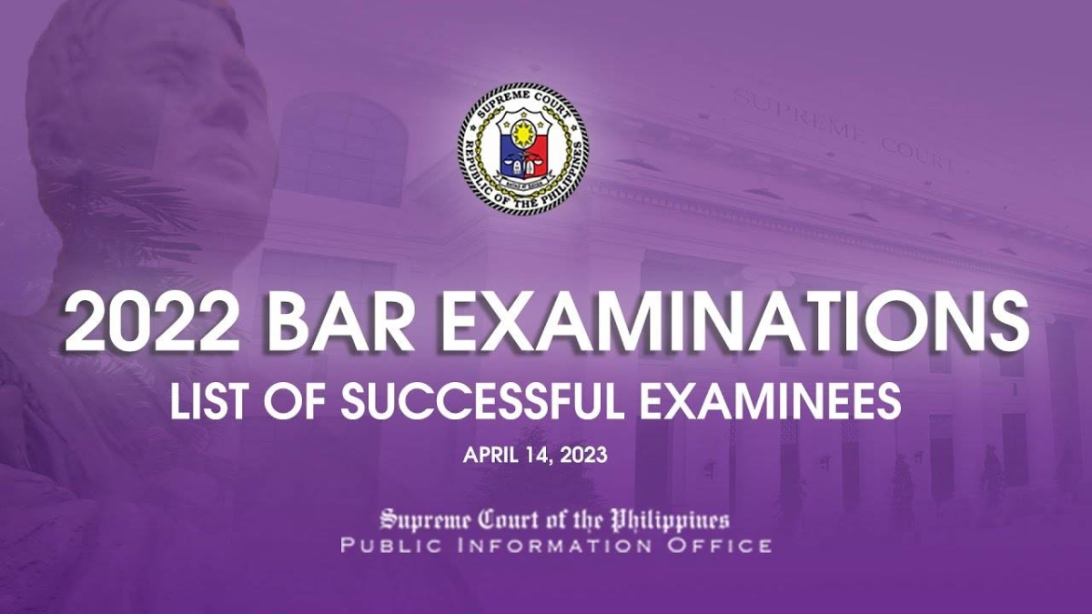 2022 Bar Examinations List of Successful Examinees The Manila Times