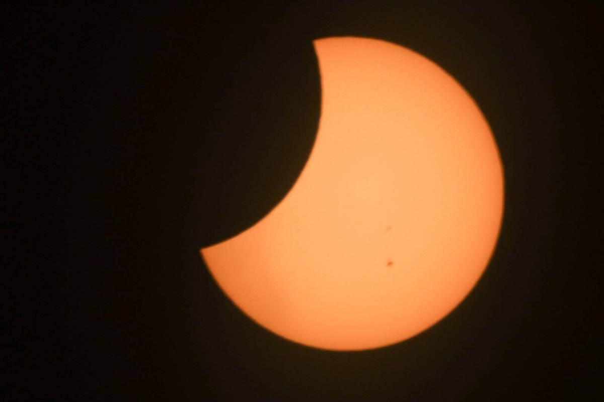 Partial solar eclipse seen April 20 The Manila Times