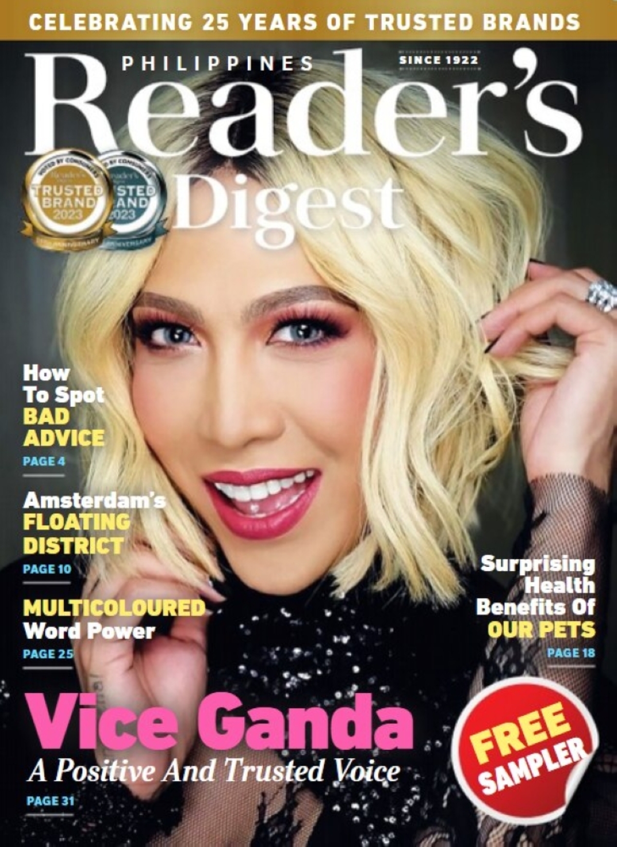 Vice Ganda On The Cover Of Reader S Digest Again The Manila Times