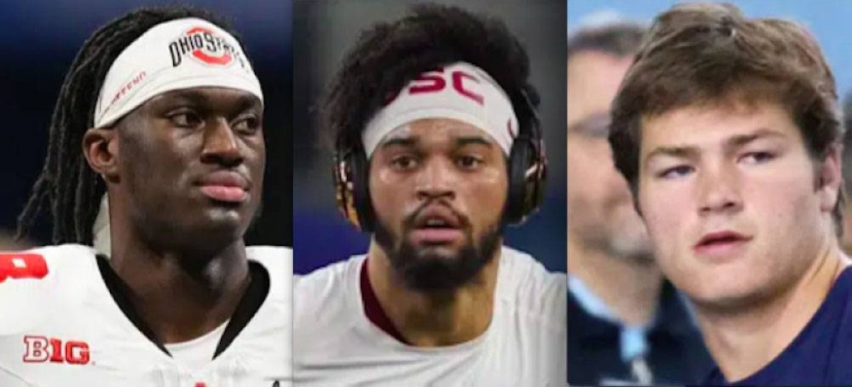 Caleb Williams, Marvin Harrison, Drake Maye are top prospects in 2024 NFL  draft