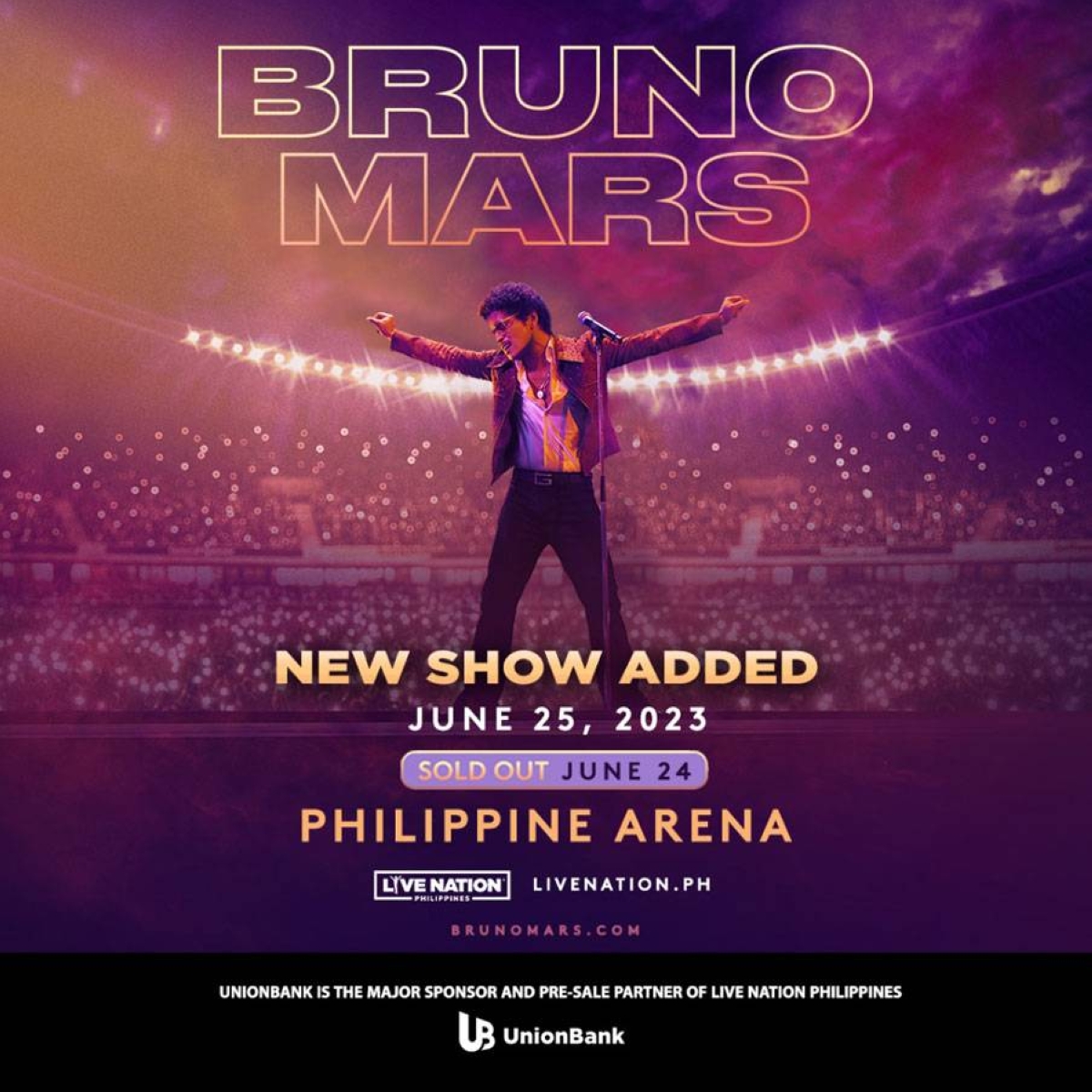 UnionBankers get first dibs on tickets for Bruno Mars day 2 concert