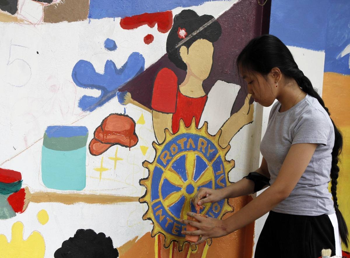 Quezon City High School Holds Mural Competition | The Manila Times