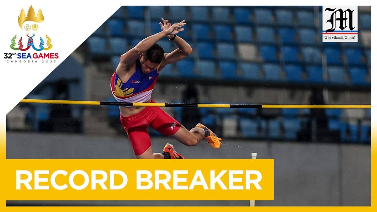 EJ Obiena captures SEA Games pole vault gold anew, resets record