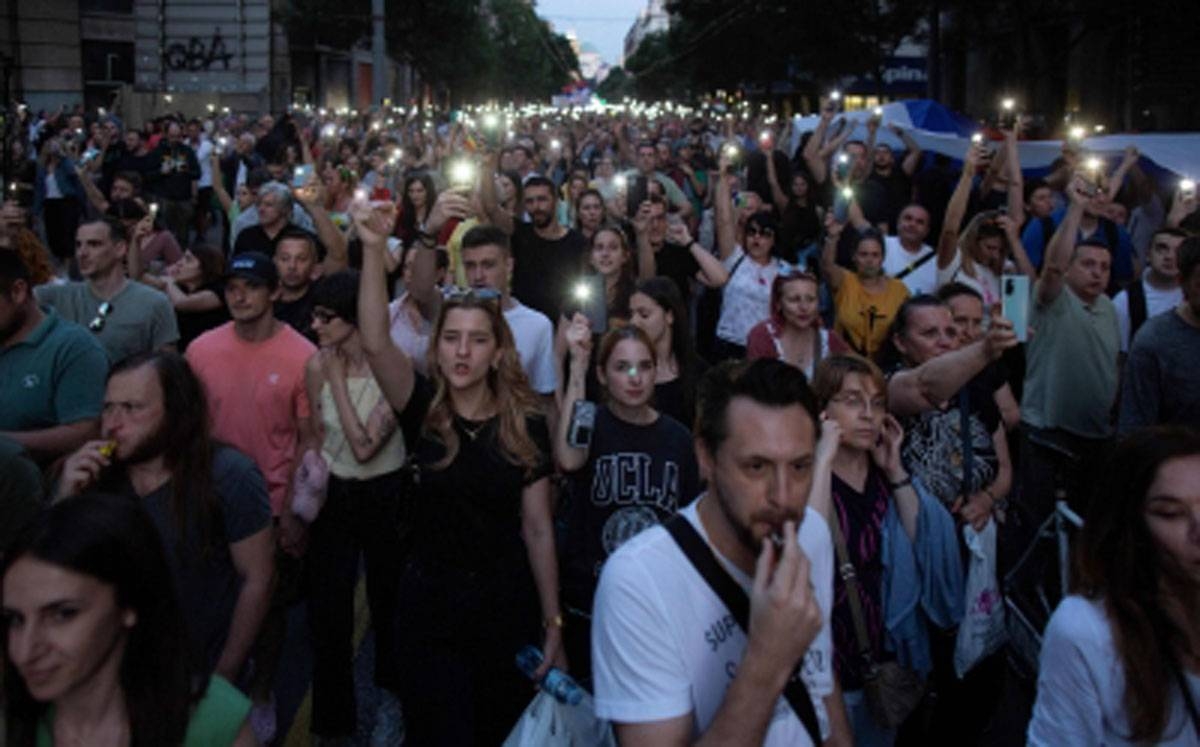 Tens Of Thousands Rally Against Government In Belgrade | The Manila Times