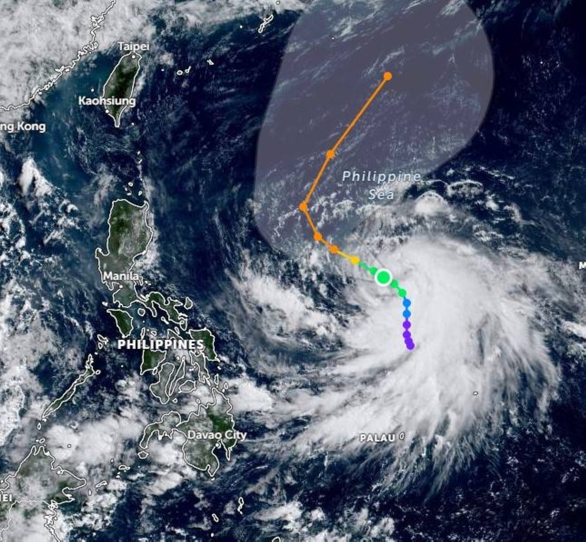 'Chedeng' Now A Tropical Storm But Remains Far From PH Landmass ...