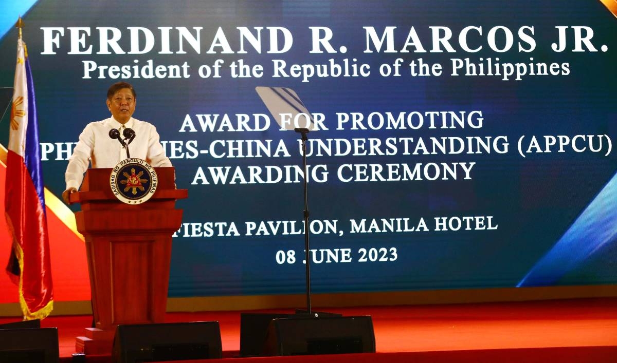 Marcos Graces Award For Promoting PH-China Understanding | The Manila Times