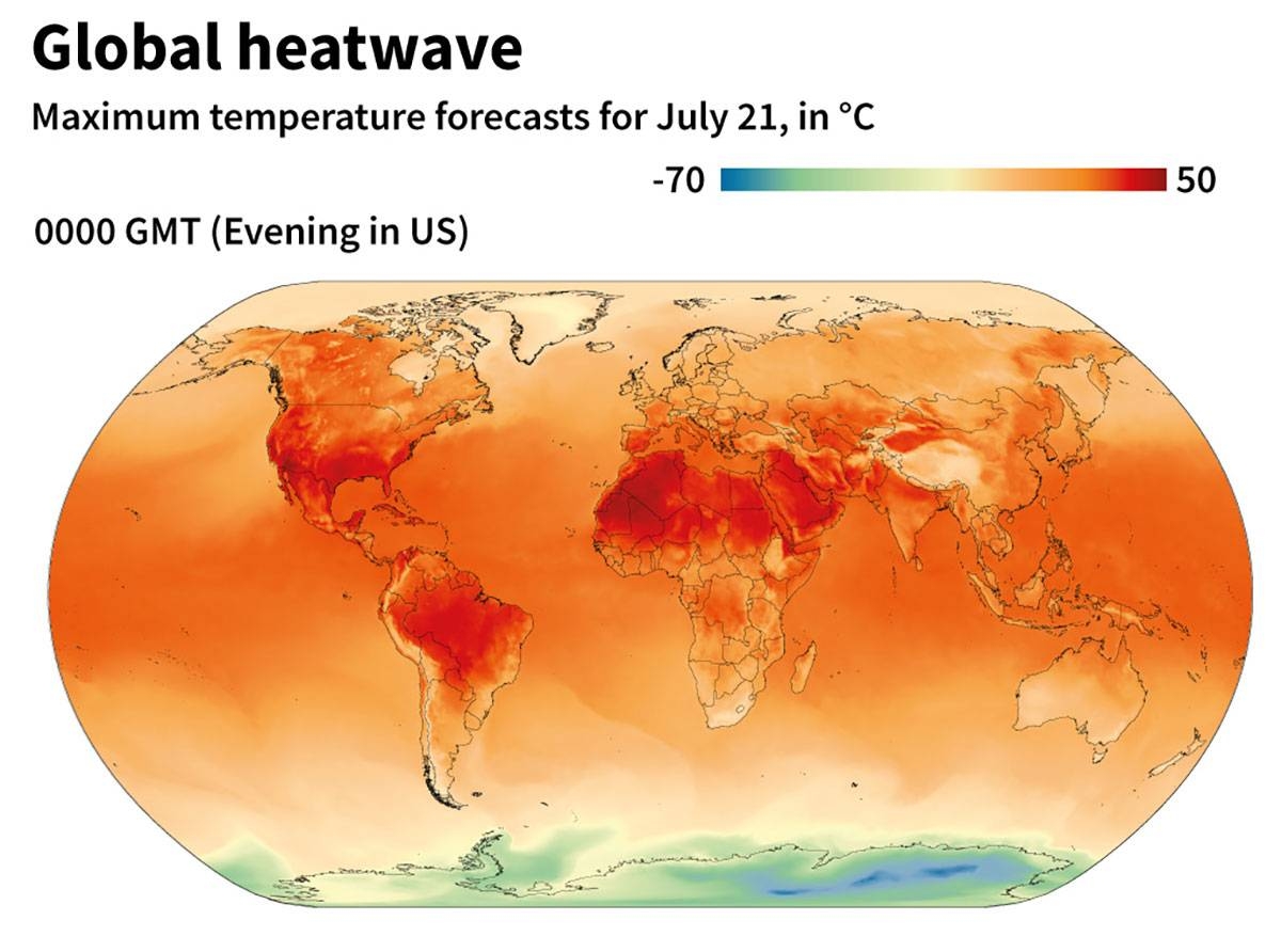 Record Breaking Heat Wave In Us To Expand The Manila Times