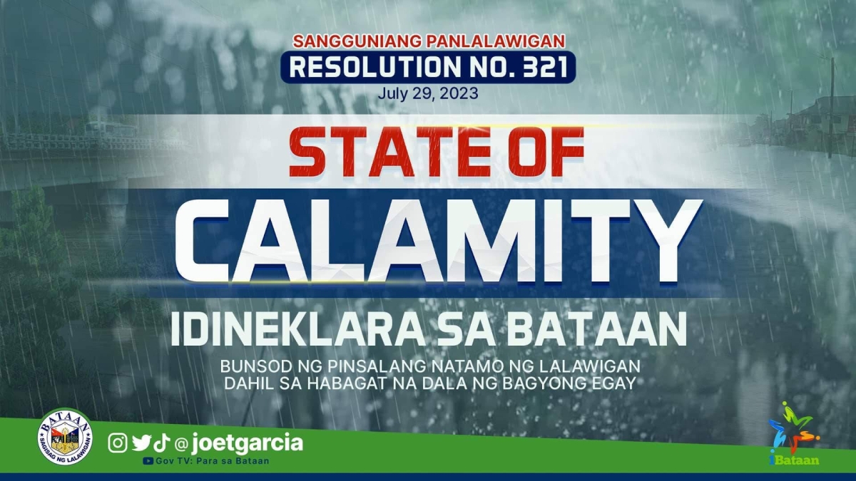 Bataan Under State Of Calamity | The Manila Times