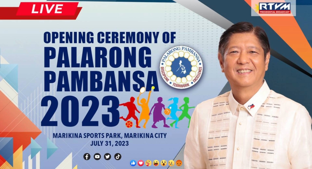 Opening Ceremony Of Palarong Pambansa 2023 The Manila Times