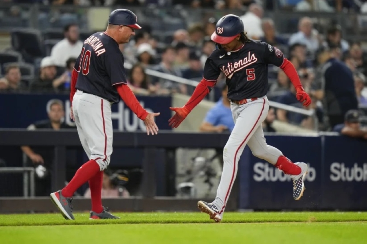 CJ Abrams homers late as Nats hand Yankees 9th straight setback