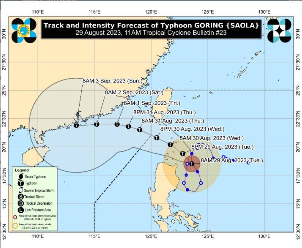 'Goring' May Re-intensify Into Super Typhoon, May Pass Close To Batanes ...