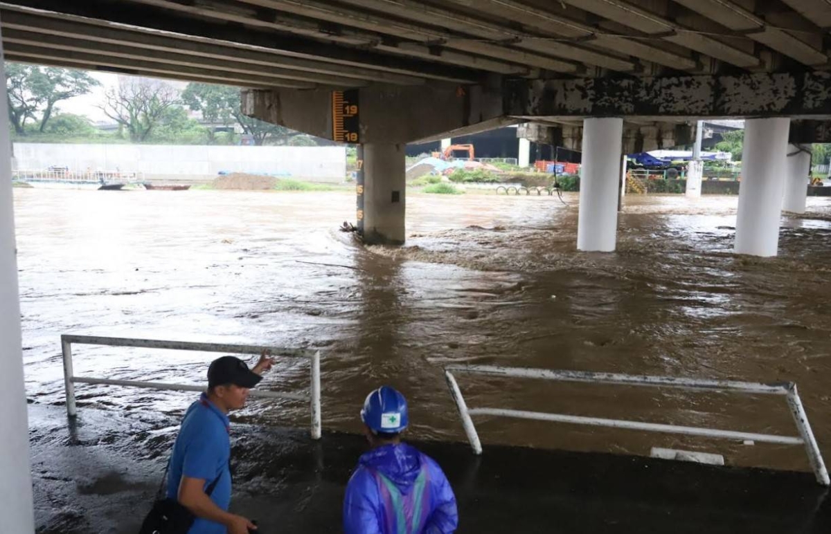 Marikina River, Batasan Bridge Water Levels Up; LGUs On Alert | The ...