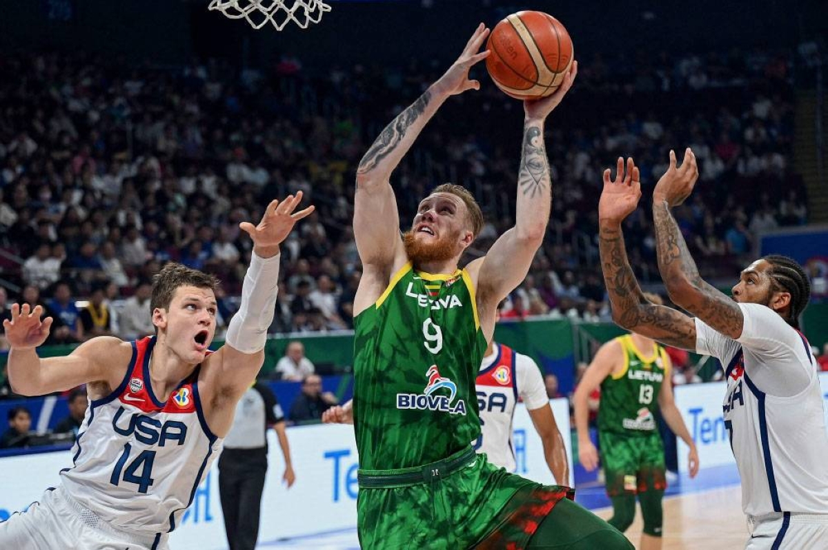 Lithuania Deals Usa Its First Loss In Fiba World Cup The Manila Times