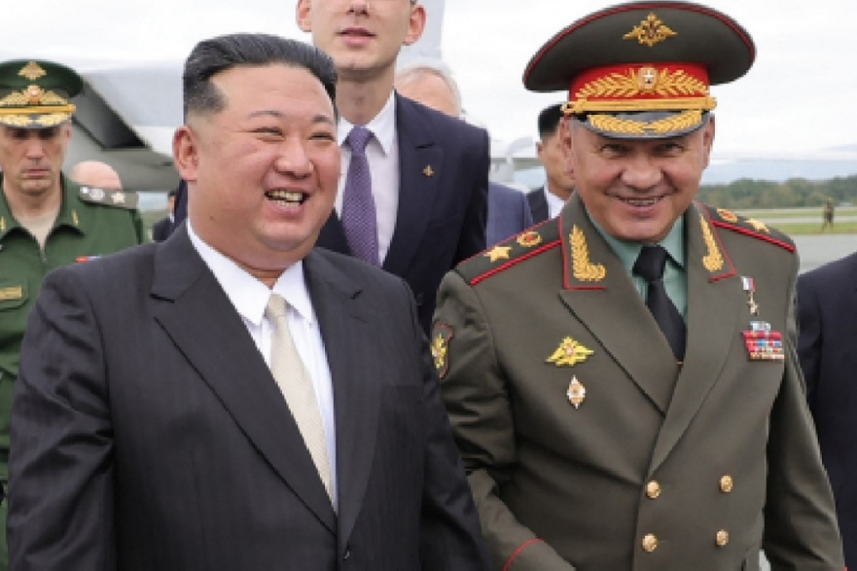 Kim Inspects Key Weapons With Russian Defense Chief | The Manila Times