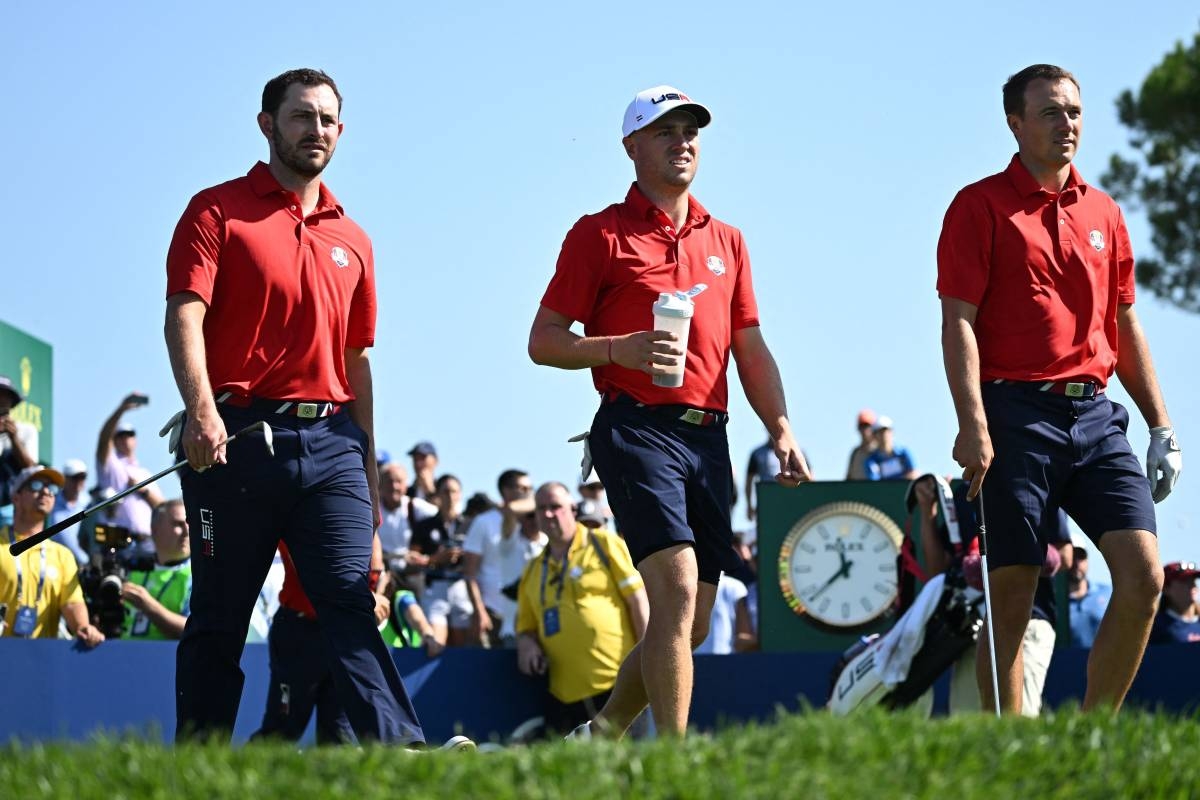 2023 Ryder Cup: Brooks Koepka, Sam Burns debut mullets for Rome