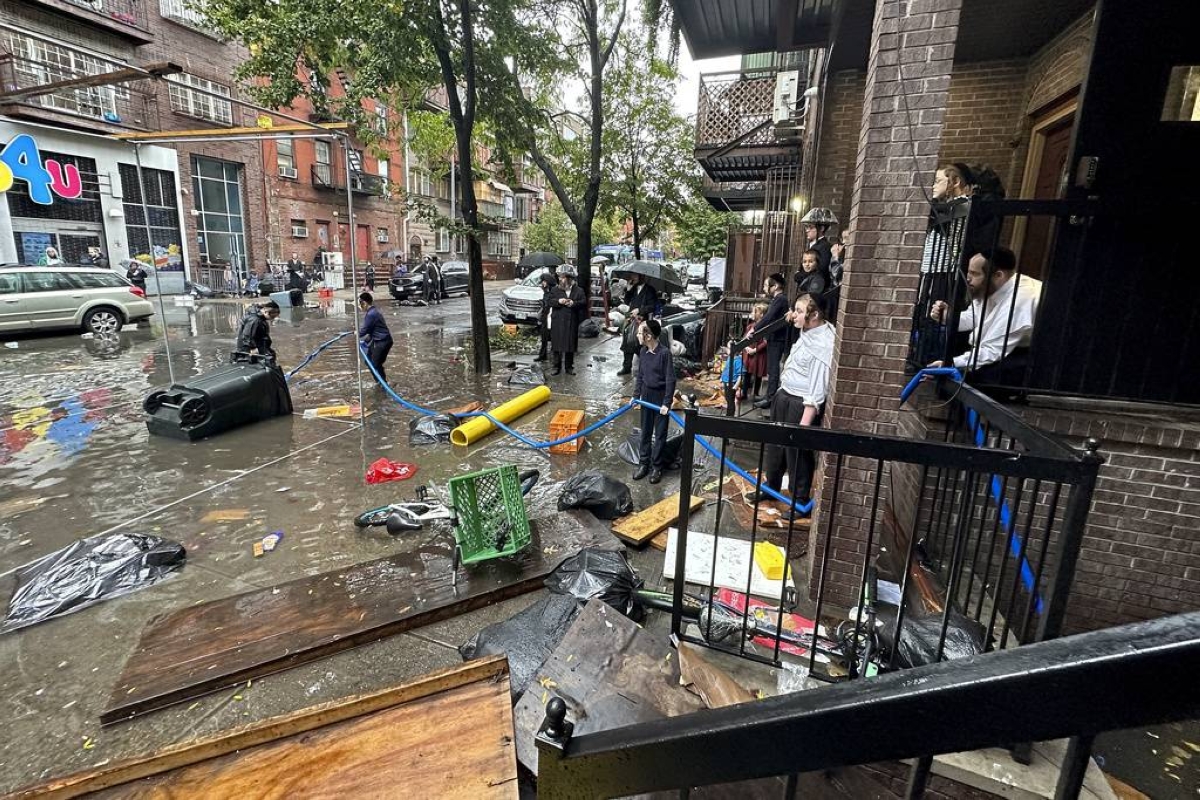 New York Stunned, Swamped By Record Rainfall | The Manila Times