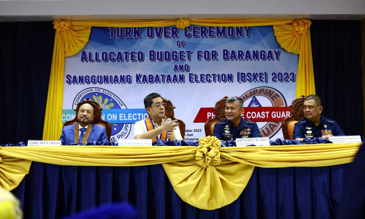 Comelec Turns Over P10M To PCG For Security Operations In BSKE | The ...