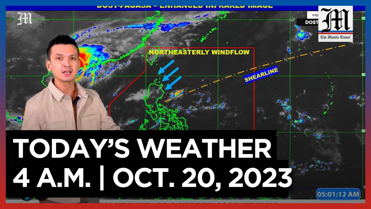 Today's Weather, 4 A.M. Oct. 20, 2023 The Manila Times