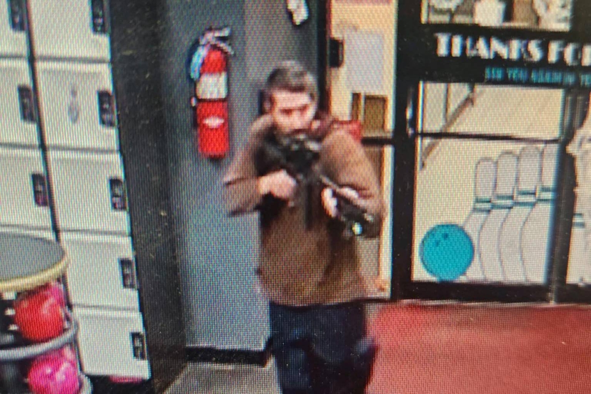 (FILES) This handout image released on October 25, 2023 by the Androscoggin County Sheriff's Office via Facebook shows a photo of the armed suspect in a shooting as law enforcement in Androscoggin County investigate 