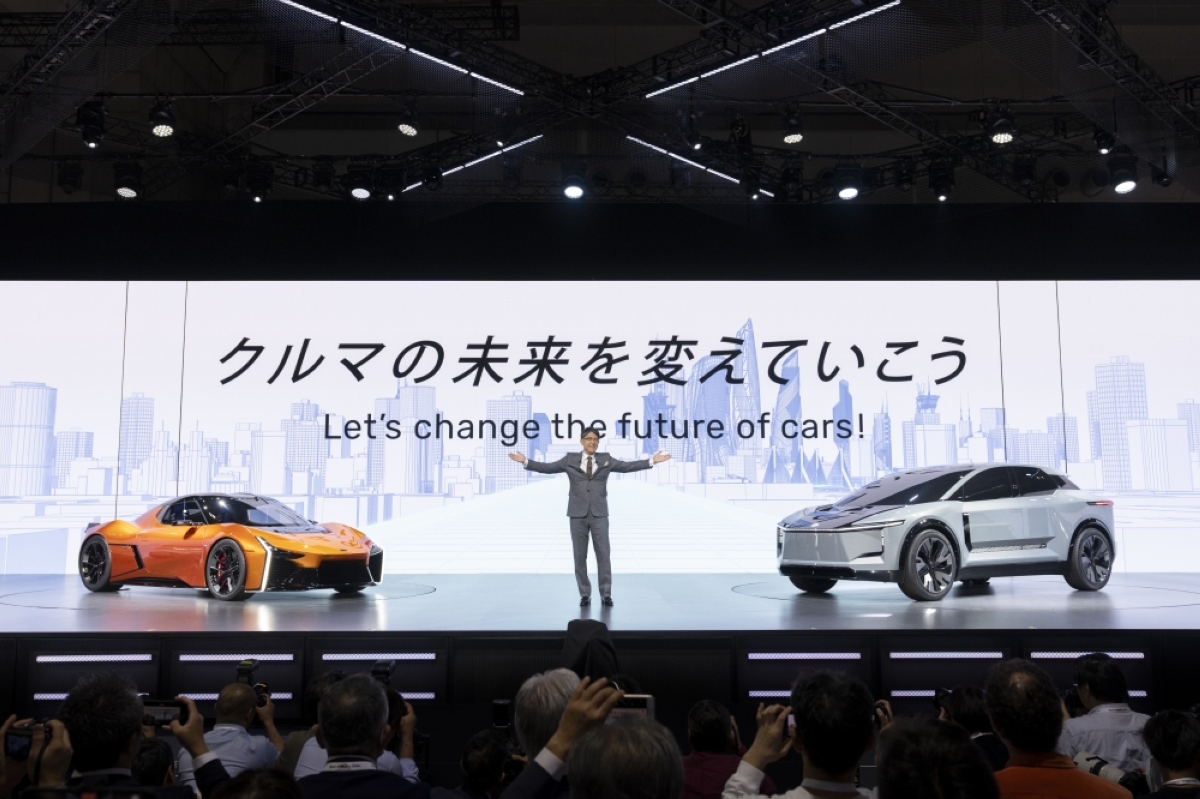 Toyota president presents vision for future at Japan Mobility Show