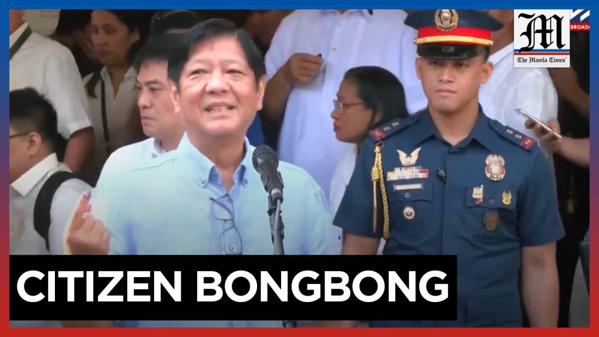 WATCH: Marcos Votes In Ilocos Norte | The Manila Times