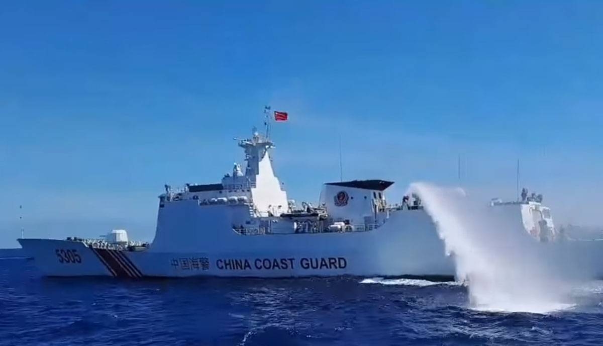 Chinese Ship Water Cannons PH Vessel Anew On Resupply Mission In ...