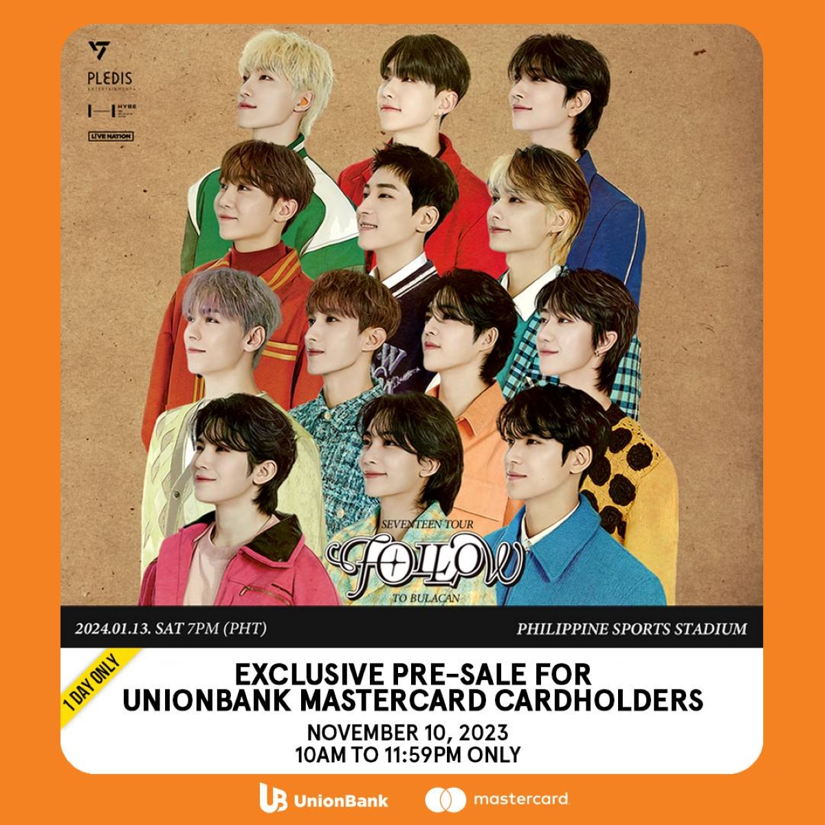 UnionBank offers exclusive presale of Seventeen tour The Manila Times