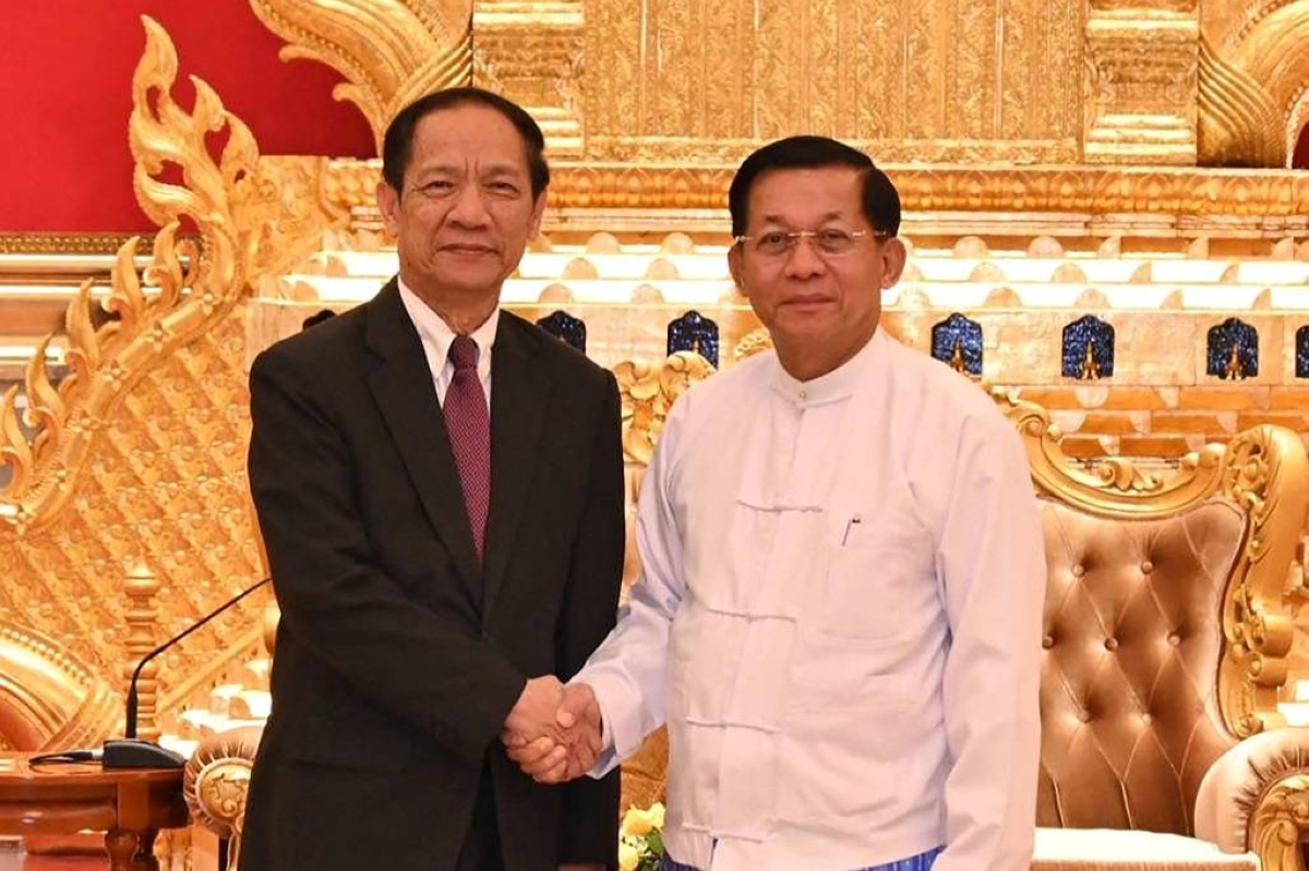 Myanmar leader meets with Asean special envoy | The Manila Times