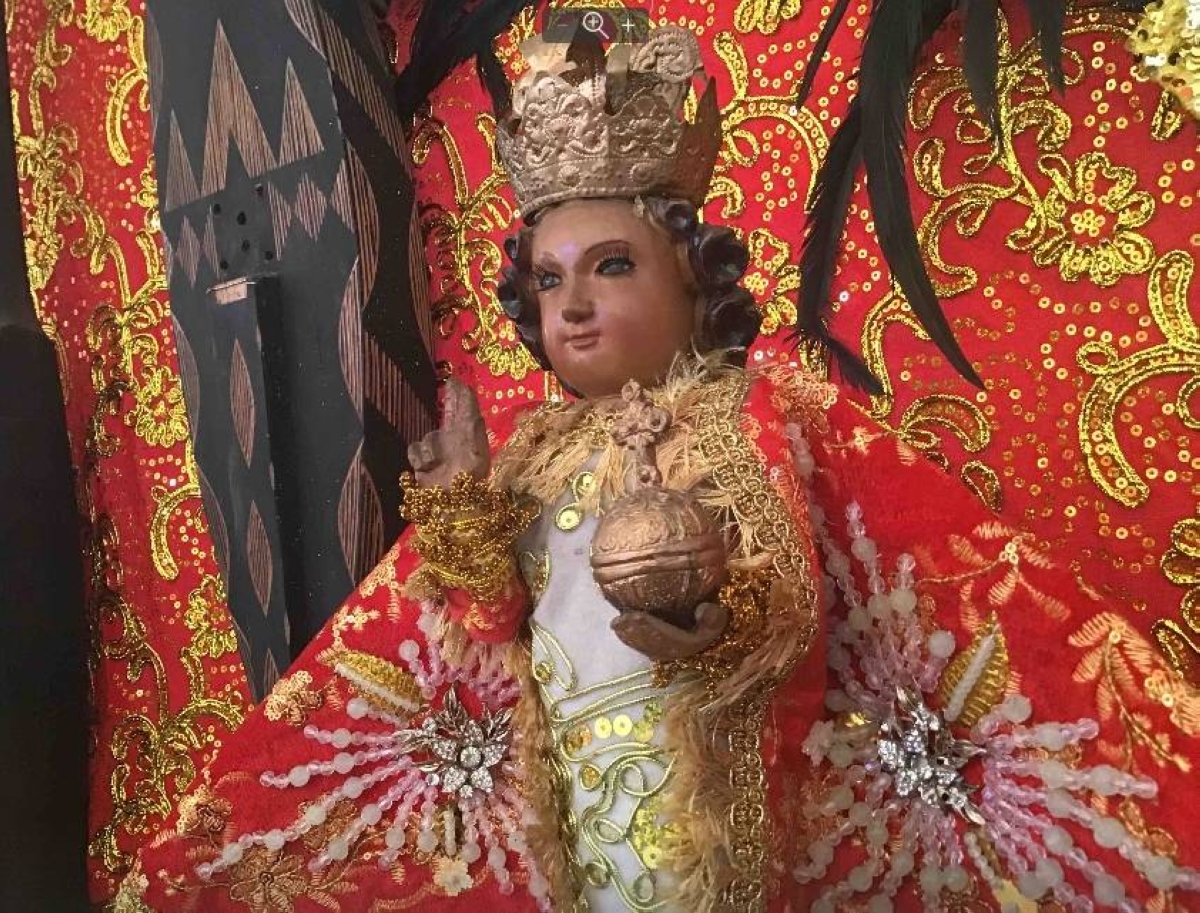 The Santo Niño de Cebu is the oldest Christian artifact in the Philippines, given to Rajah Humabon (baptized as Carlos) and his wife and principal consort, Hara Humamay (baptized as Juana), by Ferdinand Magellan in 1521 in recognition of their Christian baptism. Photo by Moises Cruz