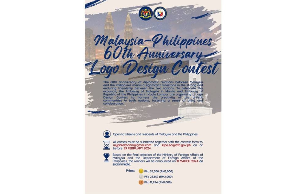 Malaysian Embassy Holds Logo Design Contest The Manila Times 0109