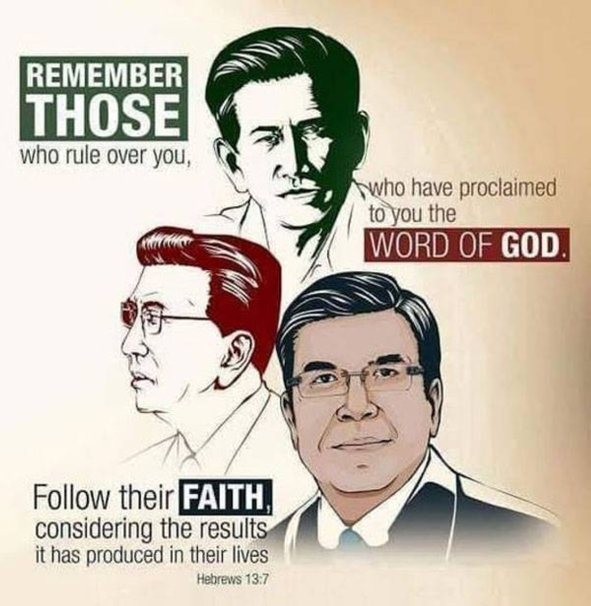 Ang tatlong Iglesia Ni Cristo Executive Ministers.  KONTRIBUTED LARAWAN