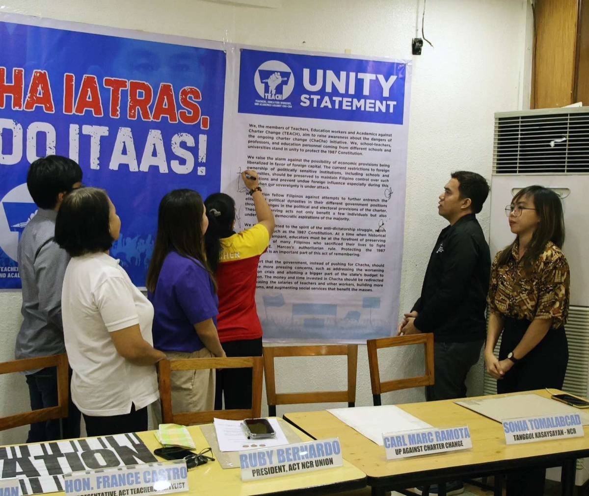 NO TO CHARTER CHANGE | The Manila Times