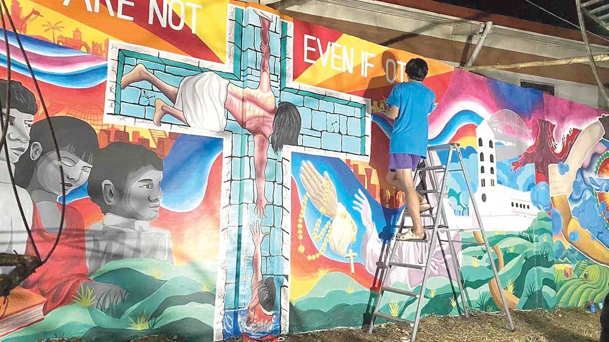 UAP San Juanico Chapter’s ‘Be Honest’ message through murals