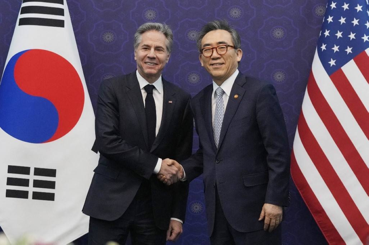 NKorea fires missiles as Blinken visits Seoul | The Manila Times